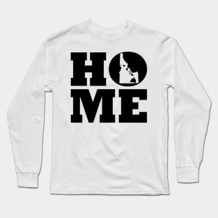 Idaho and Hawai'i HOME Roots by Hawaii Nei All Day Long Sleeve T-Shirt